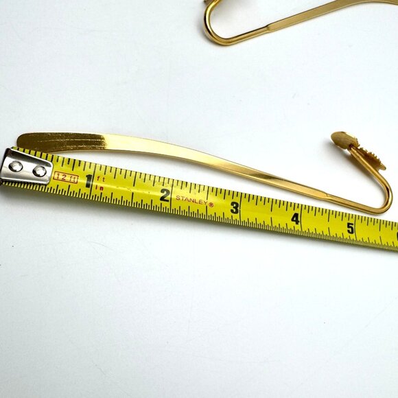 Cloisonné Set Of 2 Enamel Bookmarks Rabbit Easter Gold-Toned Metal Multicolor - Picture 2 of 7